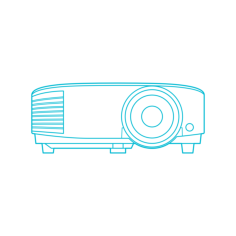Guide Digital Projectors Benq Th671St Clean Sticker Outline Svg File, Free Vectors File
